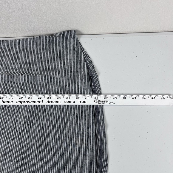 Zyia Active Short Sleeve Shirt Women 3X Black Stripe Athleisure Stretch Tee 1451 - Picture 3 of 8